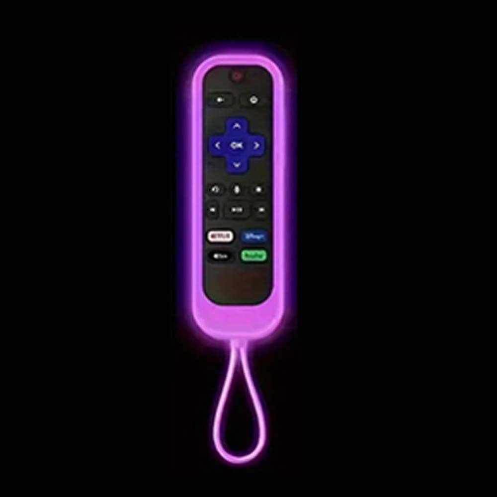 2pcs \ 3pcs para TCL Roku TV luminoso de silicona a prueba de suciedad control remoto cubierta protectora