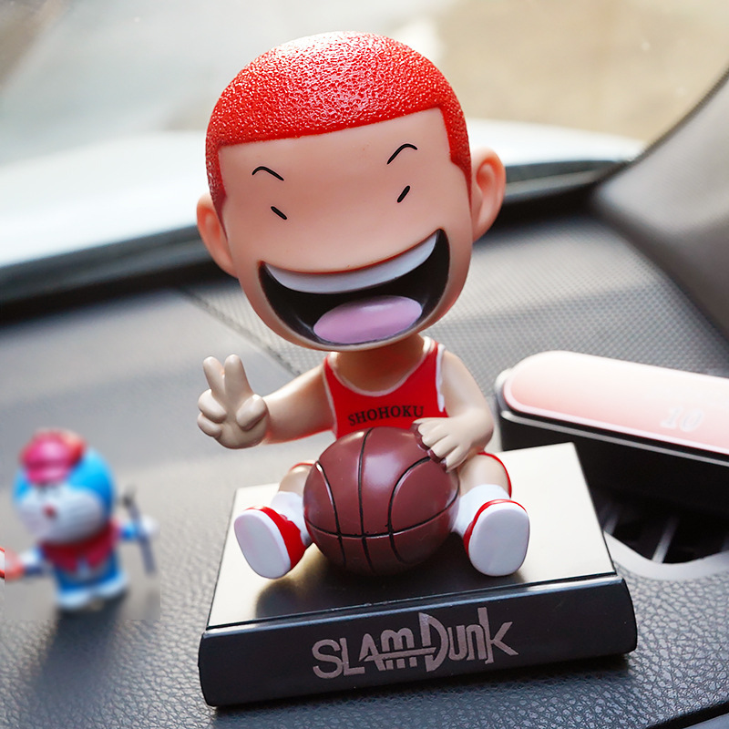 Bat nuevo capitán Árbol Hombre héroe coche decoración primavera sacudiendo la cabeza muñeca de dibujos animados creativo coche decoración del coche