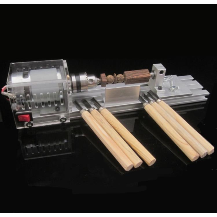 小型多功能卧式车床小车床台钻铣床台式工作台W400L