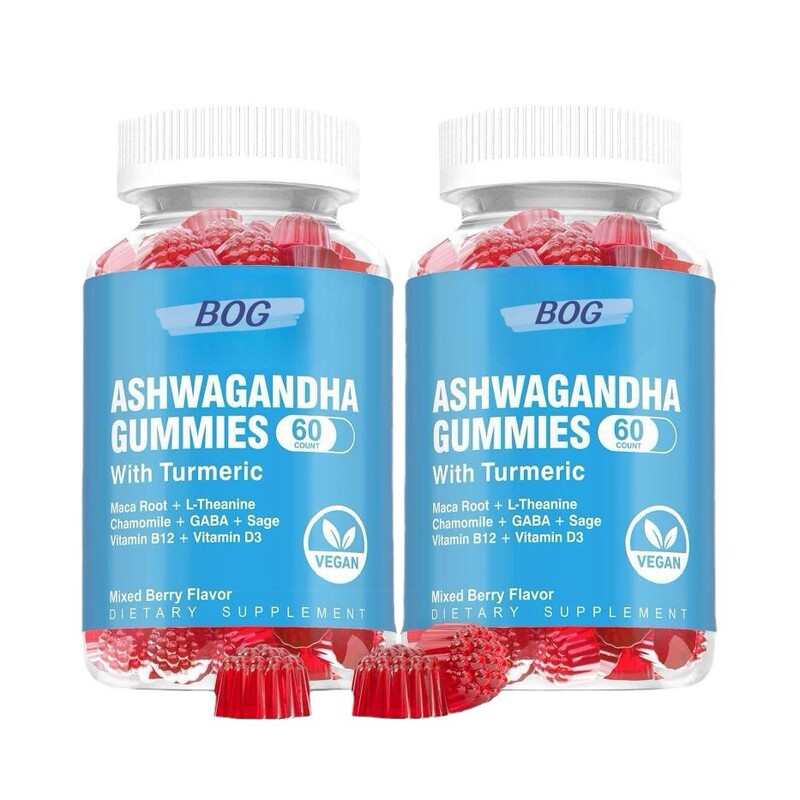 外国貿易の熱い販売の天然植物の南アフリカの酔ったナスのエキスのAshwagandha GummiesのメーカーはOEMを貼ります。|undefined