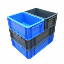 灰色欧标塑料周转箱汽车零配件塑料箱塑胶EU箱汽配PH箱零配件盒
