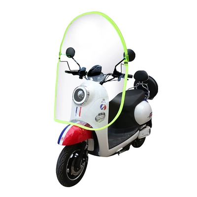 Motorcycle front windshield size battery car windshield