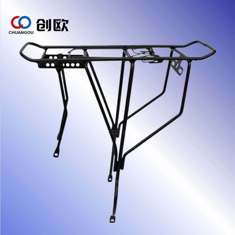 Portabicicletas de acero sólido para bicicleta de montaña, portabicicletas trasero para bicicleta de 26 pulgadas, portabicicletas trasero para pasajeros con freno de disco, equipo de ciclismo