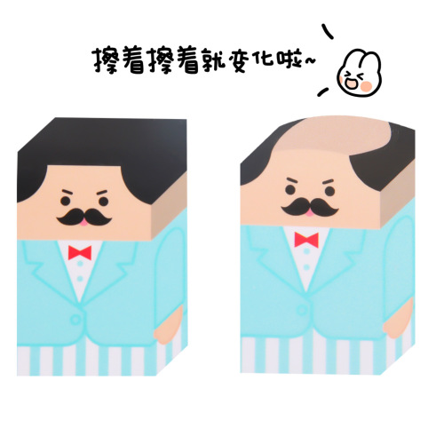 Bald Eraser Designer is extremely clever Eraser Social Animal Beater Eraser Stay up late Bald Student Stationery