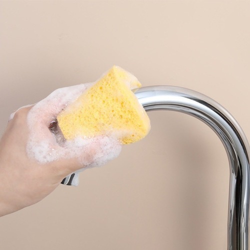 Wood pulp cotton kitchen dish washing sponge scrubber, thick dish washing cloth cleaning pad, scouring pad dish washing cloth, wood pulp sponge block