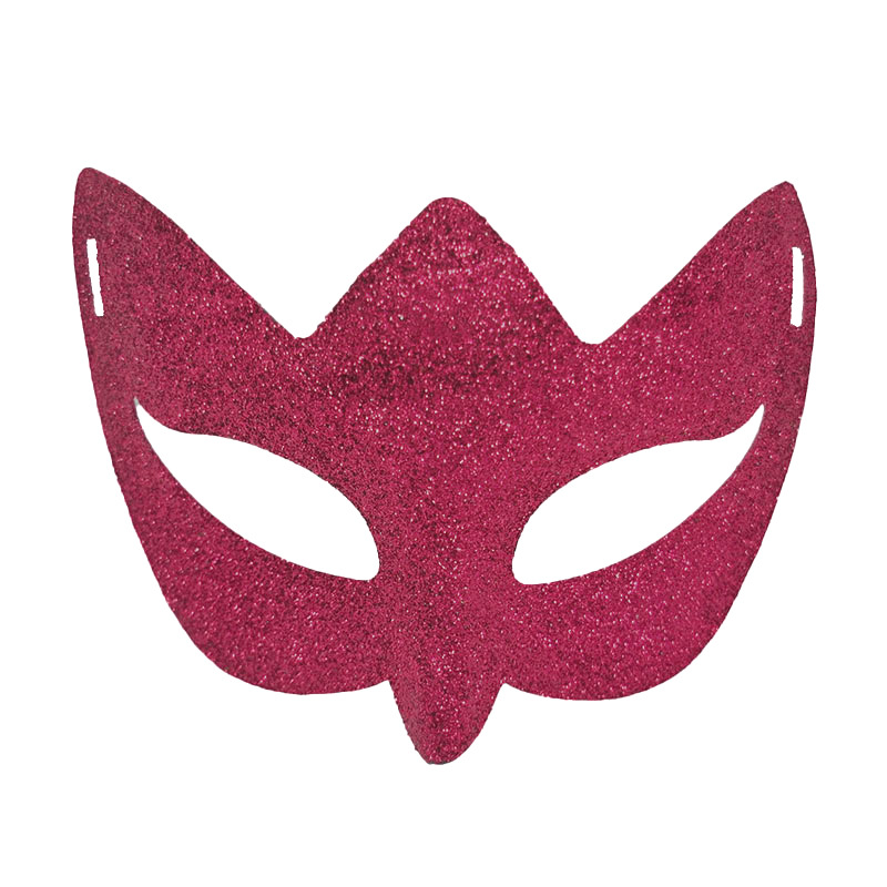 Carnaval máscara de alto valor veneciano máscara de baile polvo brillante esmaltado retrógrado máscara de mitad de cara King Eye Mask