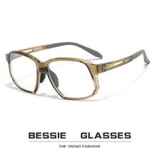 TR防蓝光眼镜男平光镜运动跑步篮球镜电脑护目镜复古眼镜框平光镜