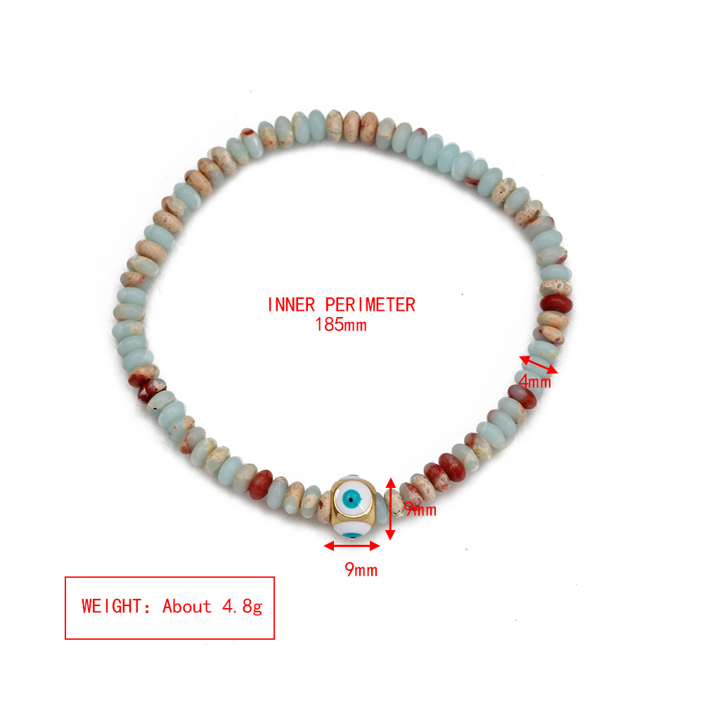 Fashion Eye Copper Beaded Bracelets 1 Piece