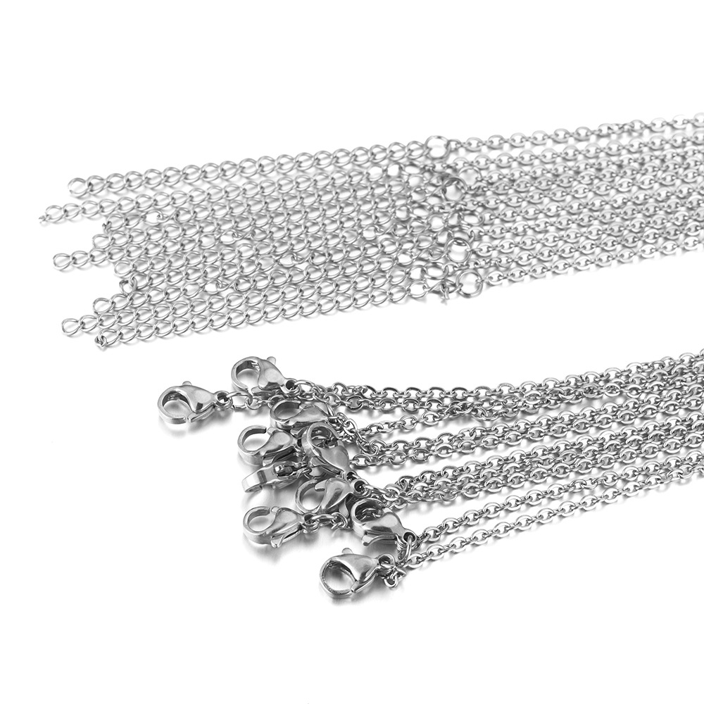 1 Piece Stainless Steel Solid Color Polished Chain display picture 6