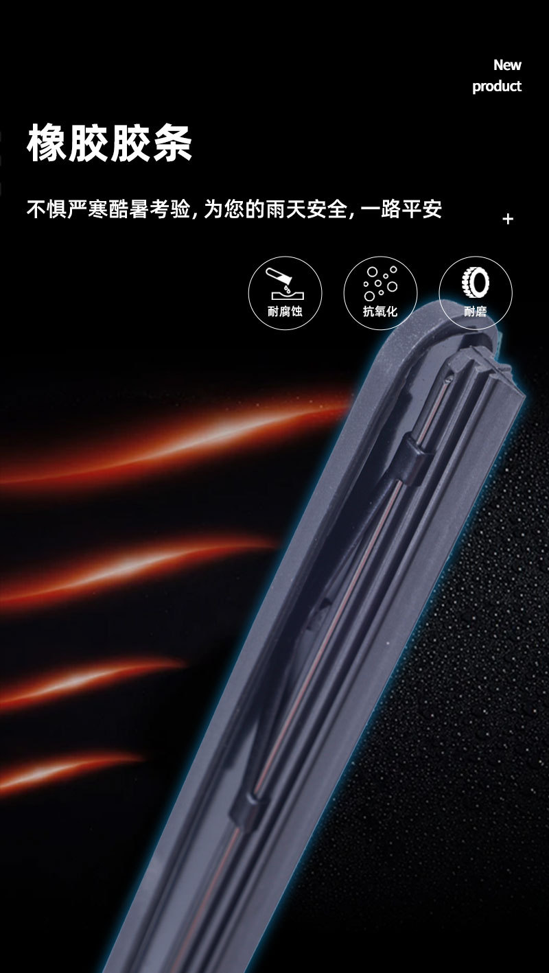 Suitable for Sedan and Suv Wipers, Original Clip-On Type, Universal for All Cars, Original Factory Car-Specific Wipers, Wiper Arm