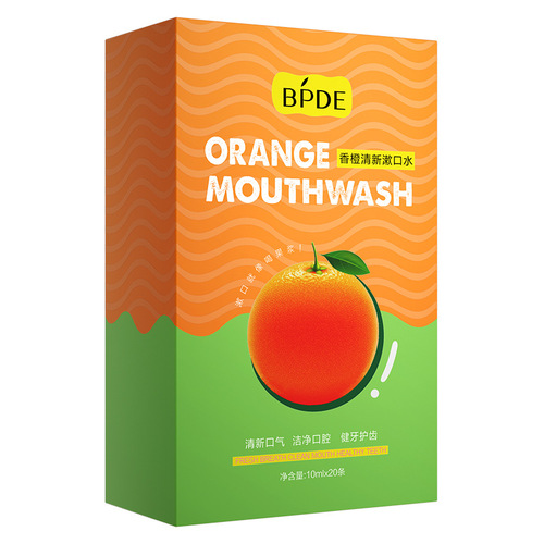 Bindi Peach Mouthwash Fresh Oral Gum Health Teeth Oral Cleaning Care Portable Disposable