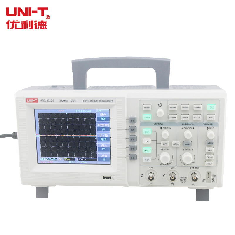 UTD2202CE/UTD2062CE双通道数字储存示波器200M兆带宽