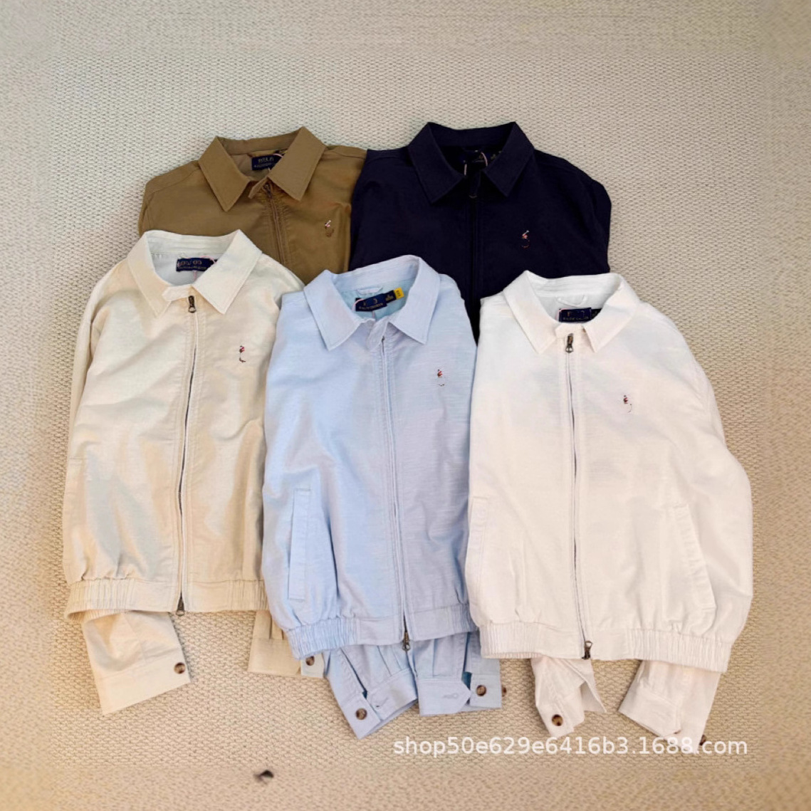 American Retro Style Embroidered Linen Short Jacket for Women, Thin Turn-Down Collar Rl Style Old Cadre Jacket