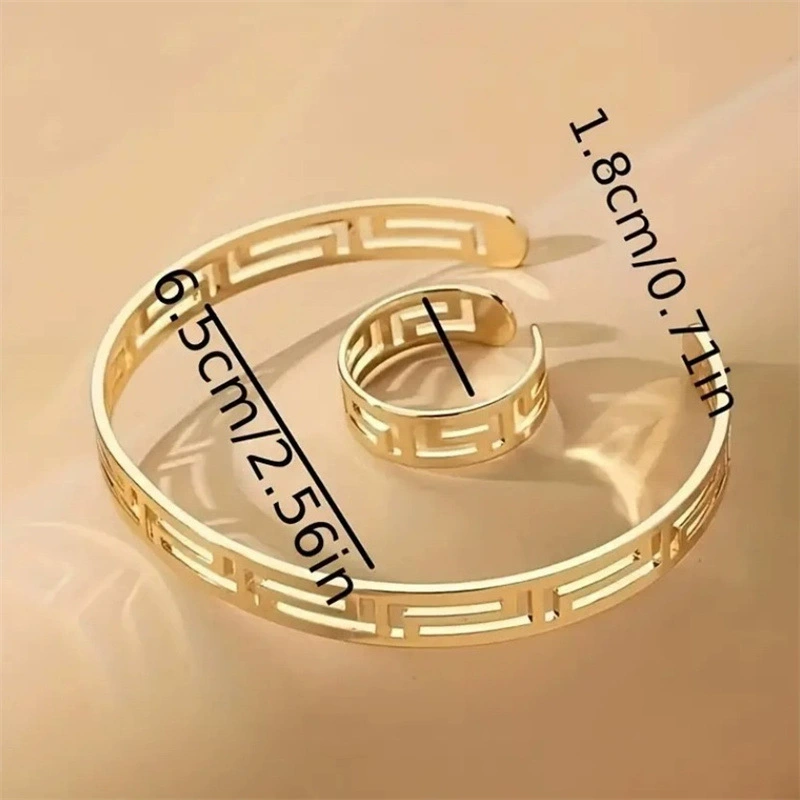 (Cross-border trading), golden bracelet, ring, set