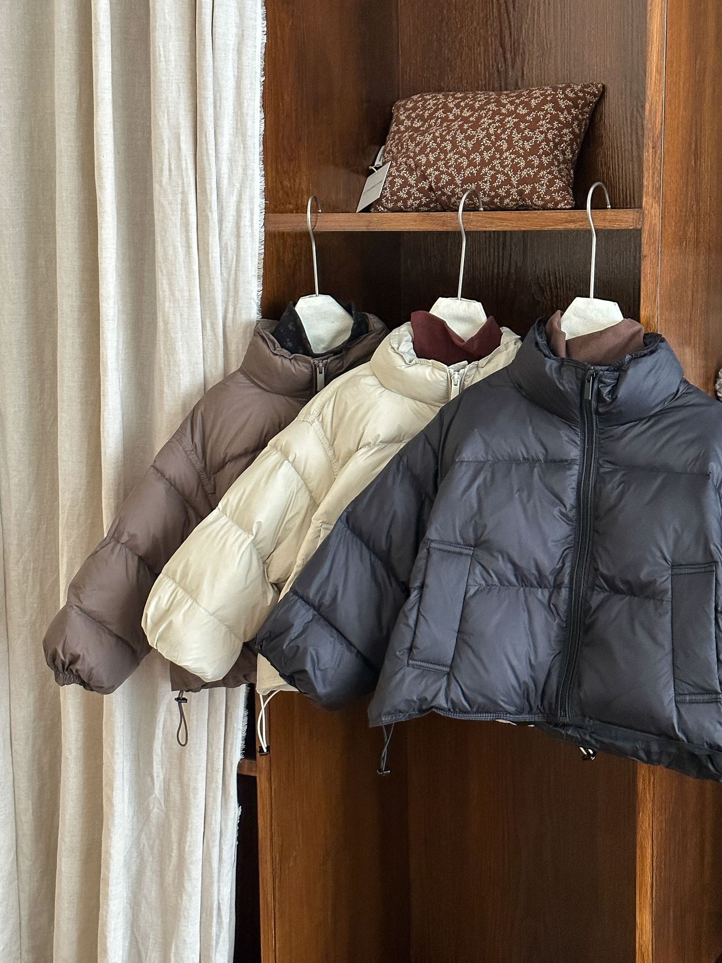 lai hug 2024 winter new south korea children‘s clothing korean simple puff warm short middle children down jacket