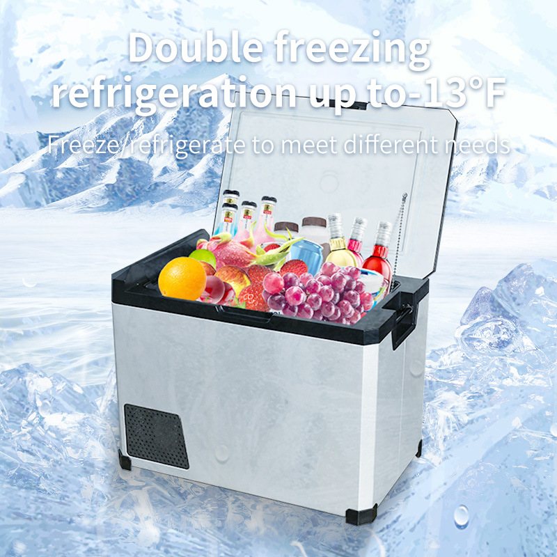 Car Refrigerator, Truck Mini Refrigerator, Car Small Refrigerator, 50L Dual-Use for Car and Home, Extra-Large Capacity Medicine Cooler