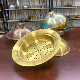 304不锈钢蒸格蒸笼架加高加厚带盖蒸锅隔水篦片蒸屉家用