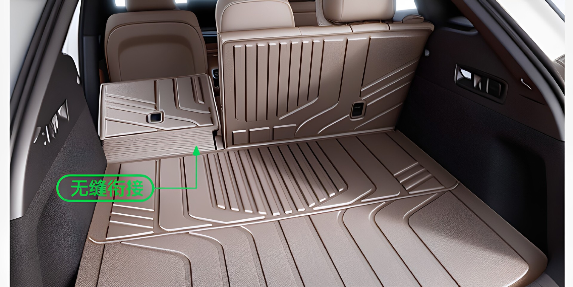 Suitable for the new generation Li Auto L6, TPE car interior modification integrated trunk mat accessories