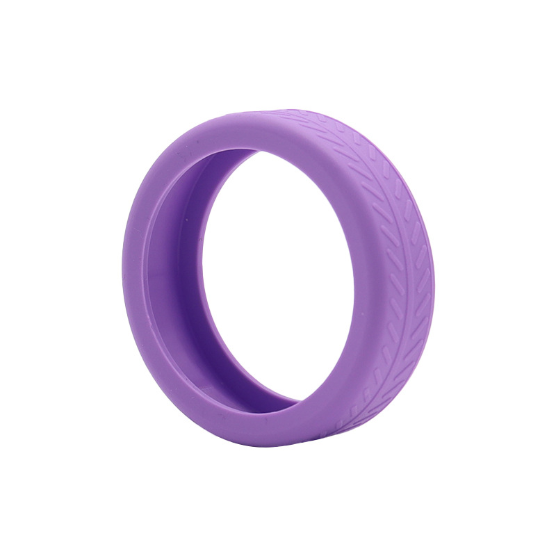 Funda protectora de rueda para equipaje Funda de viaje con reducción de sonido Funda de rueda de silicona Accesorios para equipaje antiruido y antideslizante