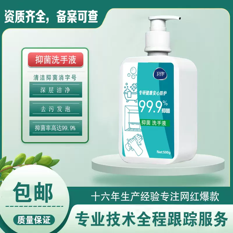 抑菌洗手液滋润清洗留香医用消毒诊所酒店洗手补充液泡沫大桶芦荟