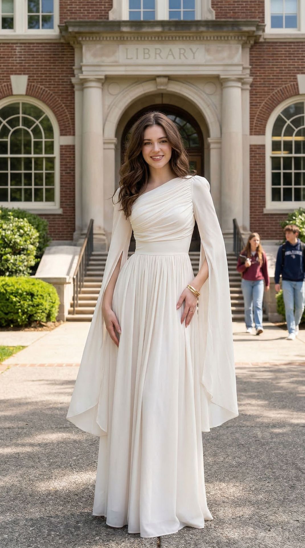 Elegant Vintage Long Sleeve Midi Dress With High Waist And Ruffle Detail For Women, Casual Bodycon Maxi Dress_ecoleips.com