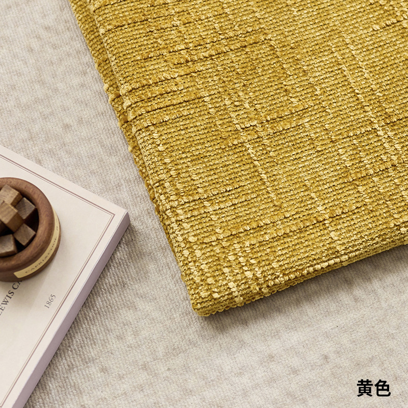 In-Stock Thickened Trendy New Single-Color Chenille Sofa Fabric Cushion Cover Sofa Cover Soft Bag Background