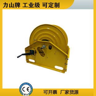 High-pressure mine dust-proof reel hand-cranked reel water pipe coil device Lishan industrial grade fire-fighting rubber tube coiler
