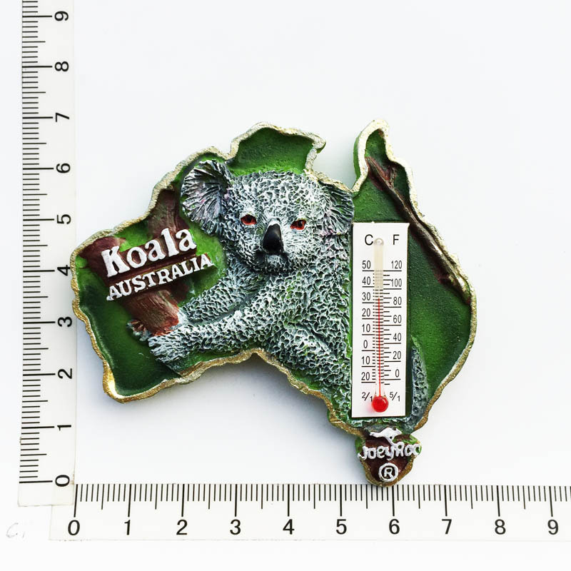 Termómetro de mapa de koala
