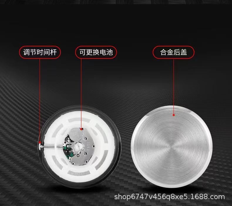 Car dial clock car motorcycle electric car waterproof high precision electronic watch high-grade tuyere quartz clock