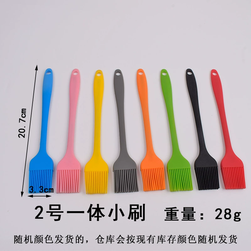 Silicone scraper, cream set, brush, 5 pieces, 6 pieces