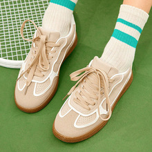 新款春夏外贸跨境大码德训鞋女时尚百搭平底休闲女鞋学生防滑板鞋