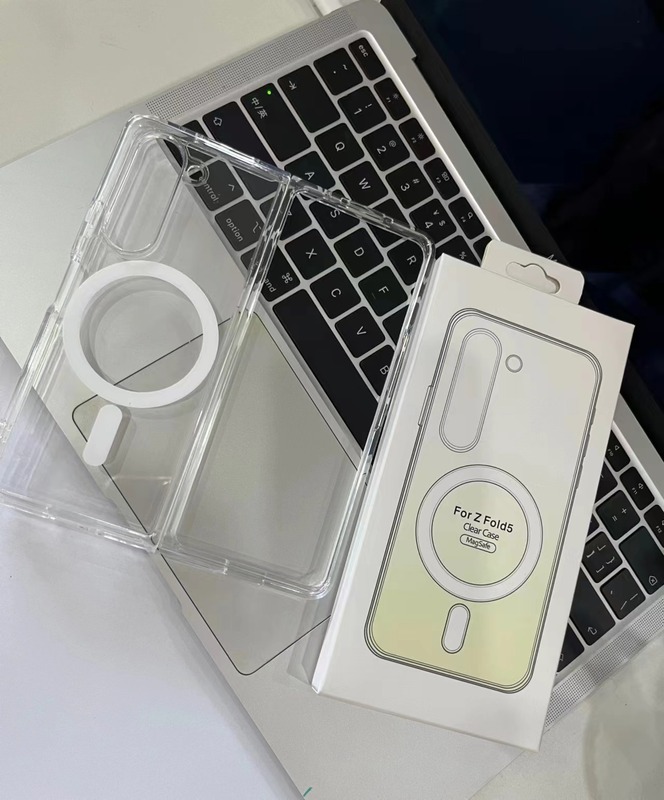 Samsung 折りたたみ ZFold7 Magsafe 透明落下防止磁気電話ケース SAMSUNG 工場直接バッチに適しています|undefined
