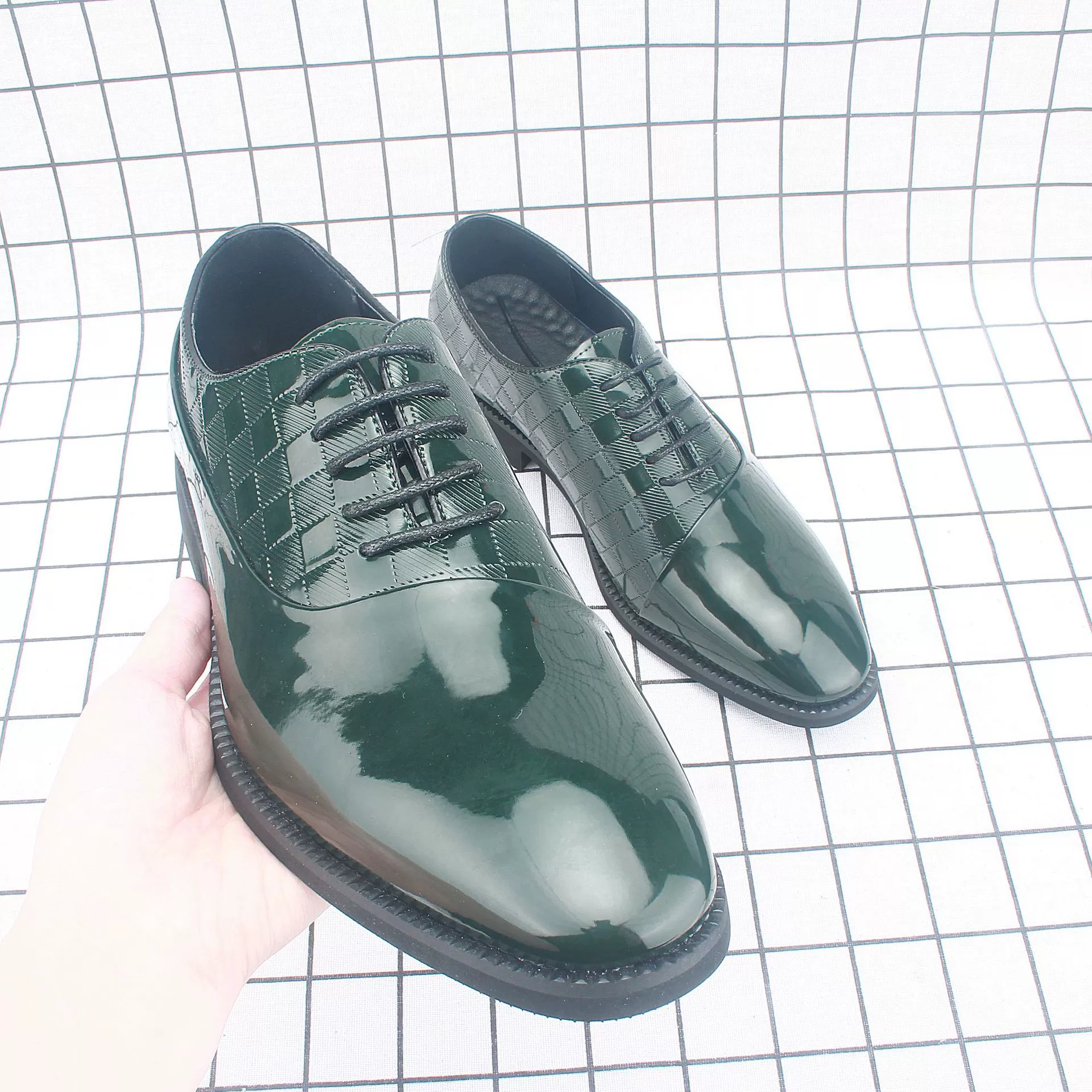 Весенняя британская повседневная мода, универсальная повседневная мужская обувь, деловая рабочая кожаная обувь, мужские модельные туфли 87209