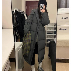 羽绒棉服女冬季新款2025高级感棉衣女韩系中长款过膝加厚棉袄外套