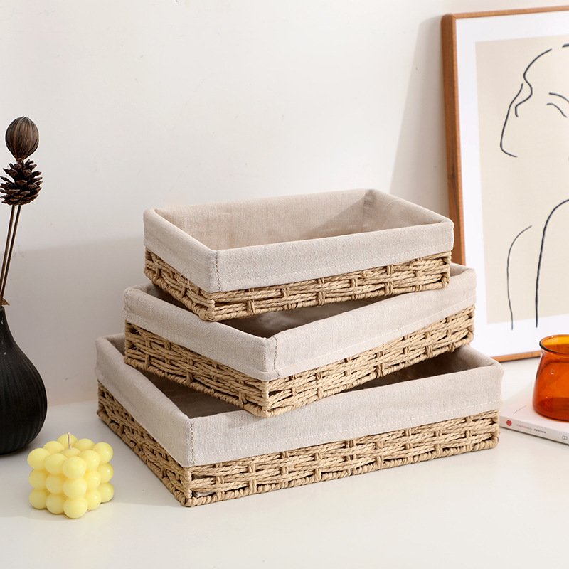 Factory Direct Simple Storage Basket Household Imitation Rattan Storage Basket Sundries Living Room Storage Basket Dirty Clothes Basket Basket Factory Direct Simple Storage Basket Household Imitation Rattan Storage Basket Sundries Living Room Storage Basket Dirty Clothes Basket Basket
