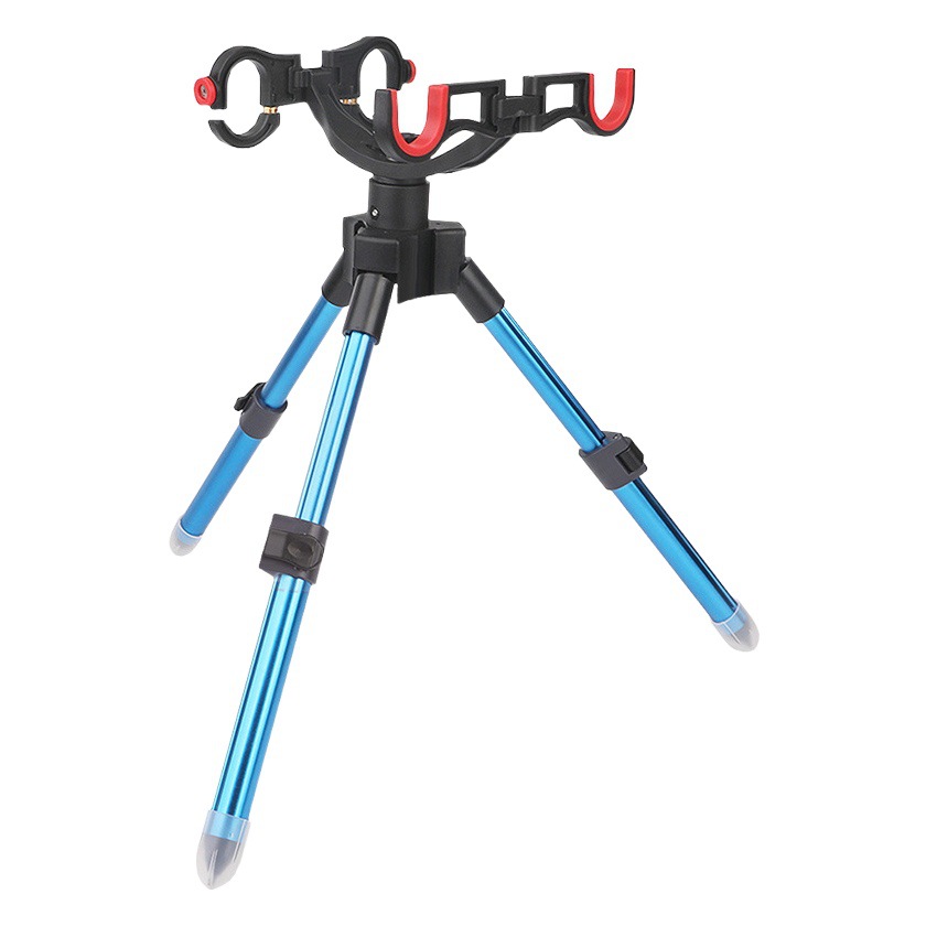 Kawa Sea Rod Bracket Tripod Fishing Rod Frame Ground Inserted Sea Rod Folding Bracket Throwing Rod Aluminum Alloy Battery Bracket