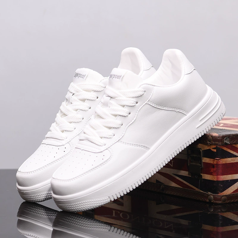 Весенние ВВС Низкая банда № 1 Маленькая белая обувь мужская обувь дикая летняя дышащая повседневная обувь пара обувь для повышения 22031