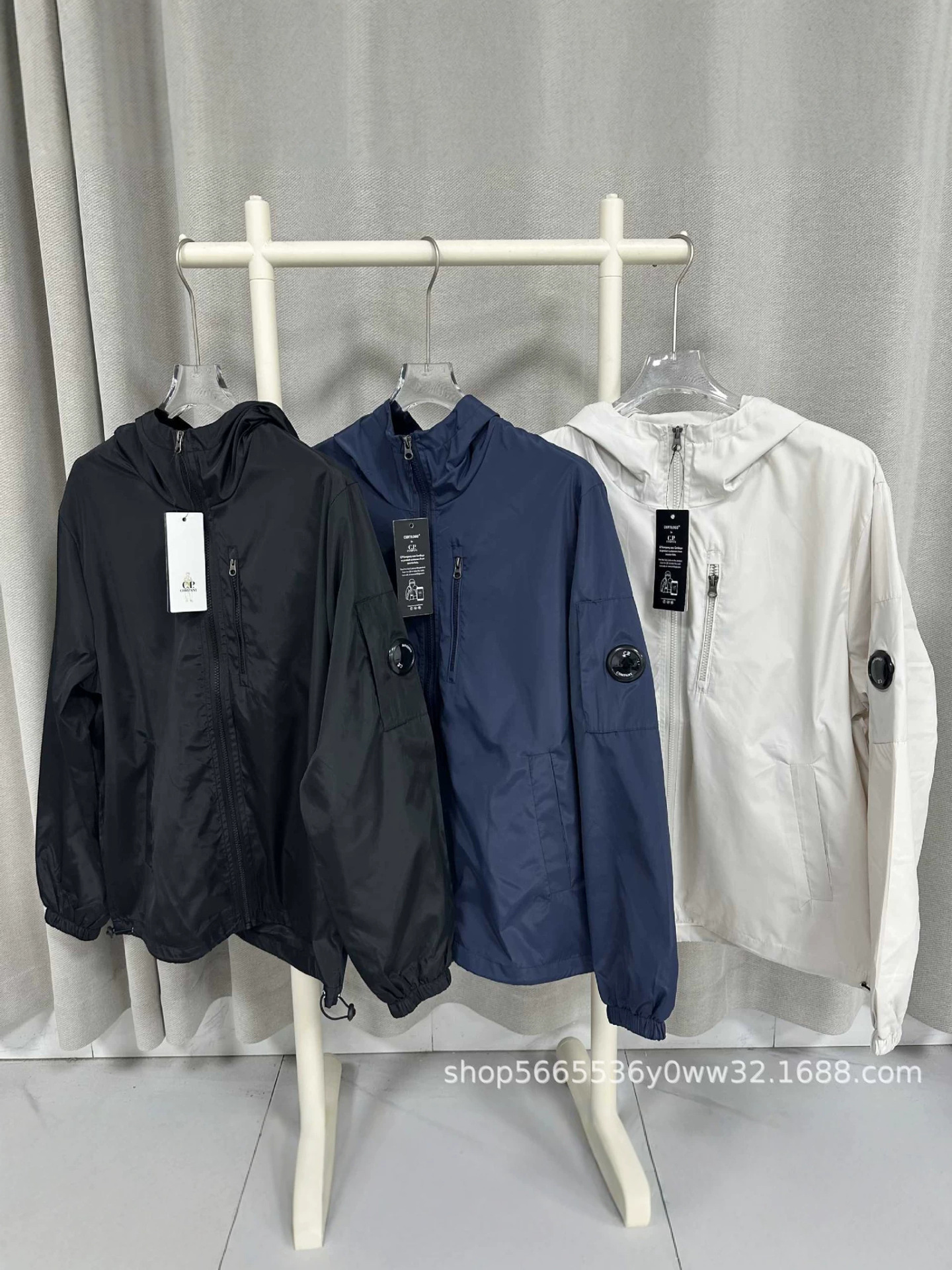 CP Cross-Border Foreign Trade Spring and Autumn COMPANY Lens Full-Zip Windproof Jacket Loose Casual Functional Workwear Style