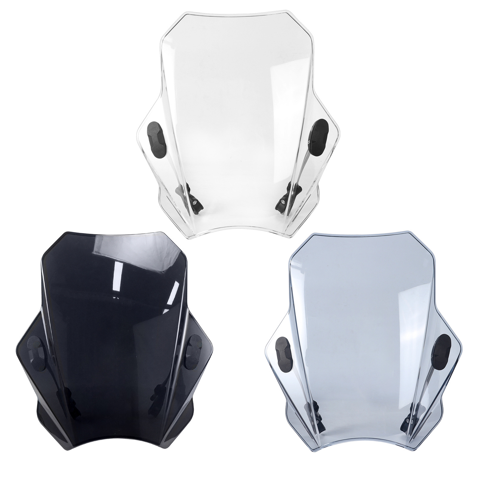 Suitable for Motorcycles, Universal Windshield, Rain Protection, Full Range of Street Bikes, Windshield Modification Bracket