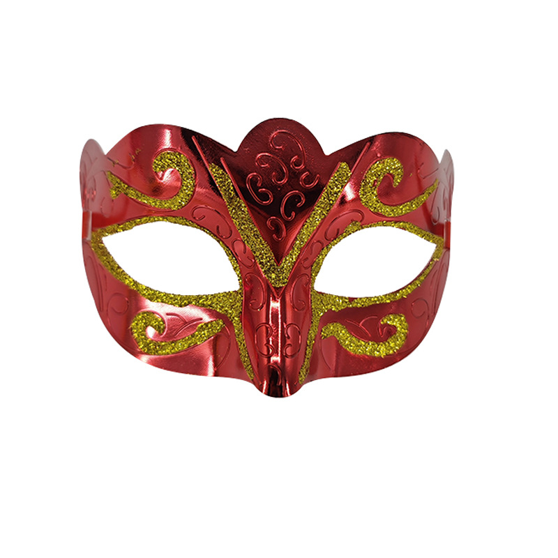 Halloween galvanizado pequeña belleza mariposa bailarina espectáculo de baile de máscaras de mitad cara carnaval pintado venecia máscaras
