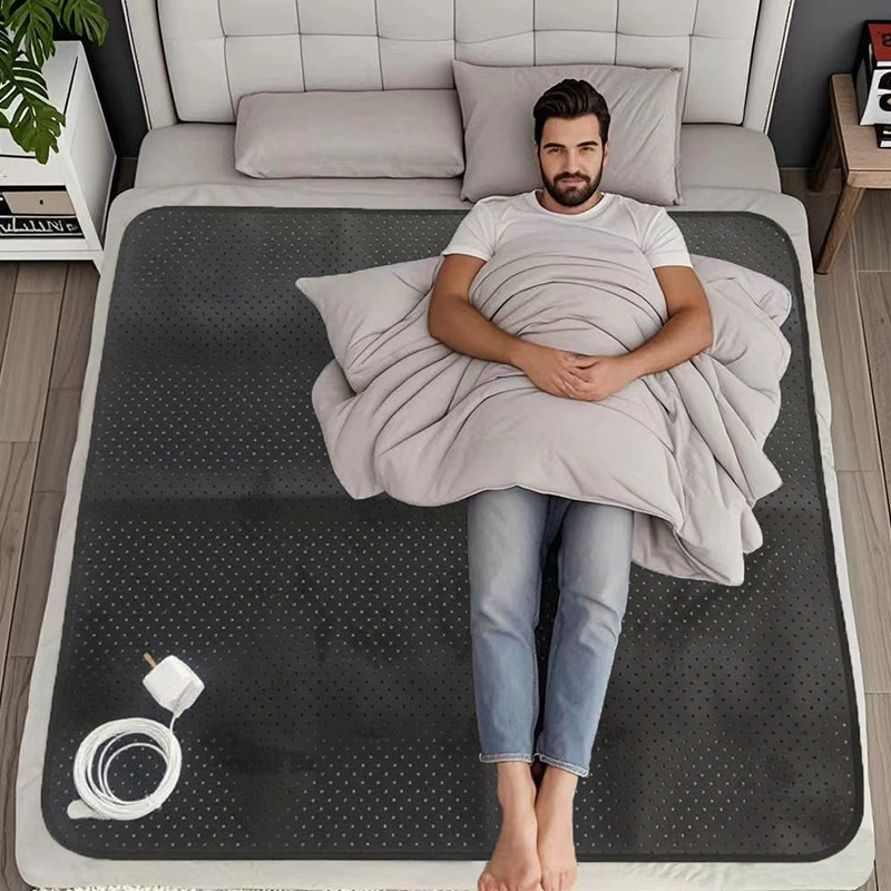 Кровать из искусственной кожи с трансграничным заземлением, проводящий антистатический дышащий матрас для сна, хит продаж в Европе и США