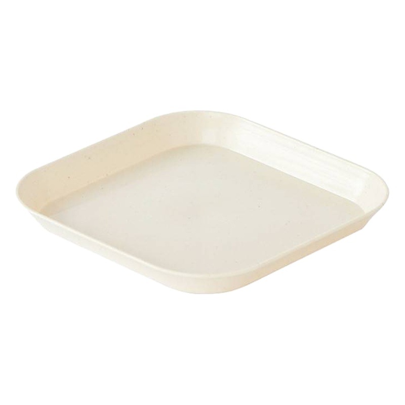 Wheat straw bone dish dip sauce stall supply spit bone plate plastic PP household fruit plate dish dinner plate wholesale