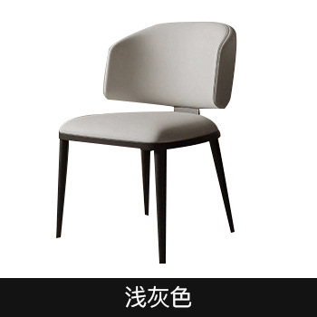 食事椅子クリーム風現代シンプル背もたれ椅子高級感気式軽豪華ホテル接待商談レストラン腰掛け