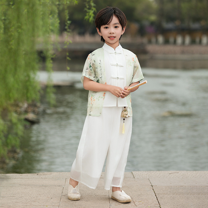 소년용 미색 바지