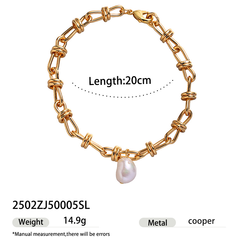 Europa y los Estados Unidos lujo ligero transfronterizo pulsera de alta sensación de perla natural exquisita nicho diseño universal ventas calientes nuevas