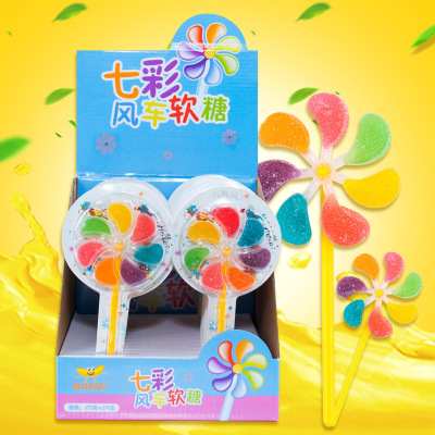 Windmill Lollipop 25g*24 box-packed Colorful rotate originality the republic of korea Cartoon lovely Toys children