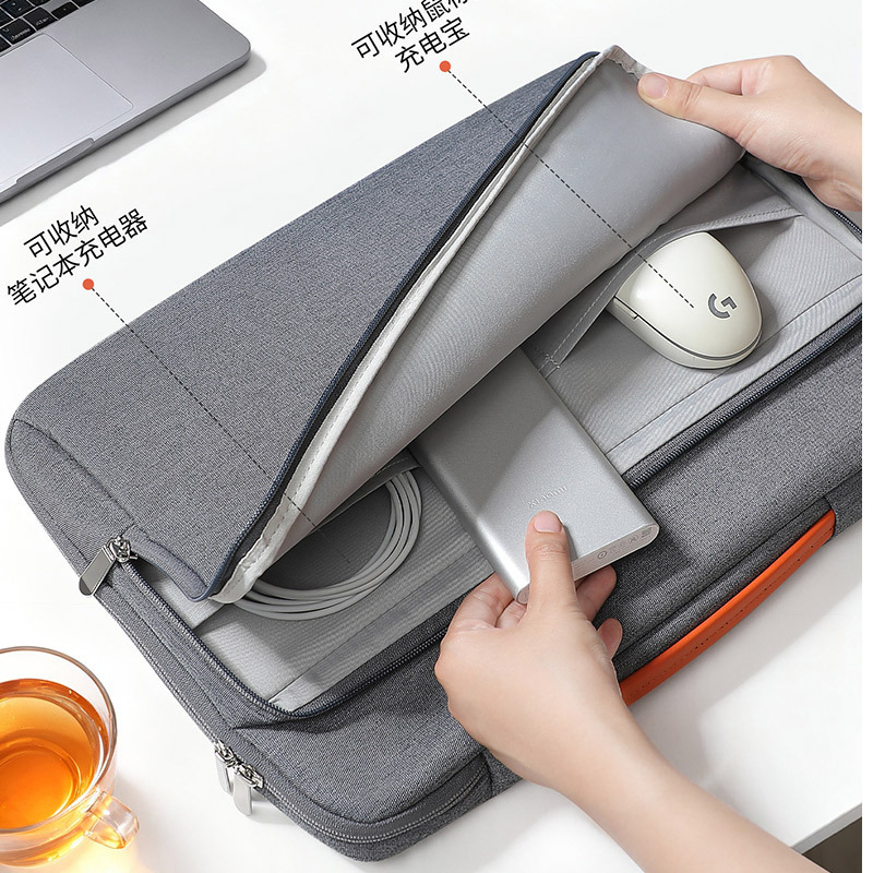 In-Stock Cross-Border 13inch Laptop Bag Office Notebook Sleeve 15.6inch Protective Case Portable