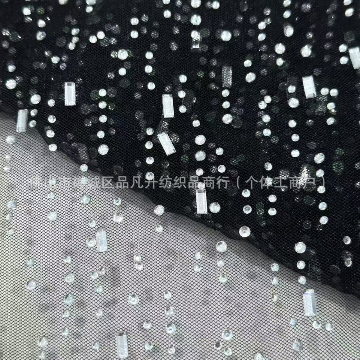 Tejido de diamante caliente tela de malla de diamante imitación tela de malla de diamante australiana ropa de moda de mujer ropa de moda bolsa accesorios tela
