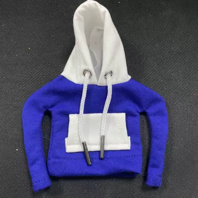 Cover Car Shifthoodie Cover Sürətlər qutusu və əl tormozu başlıqları - car-stall-small-sweater-stitching-blue-white-pocket