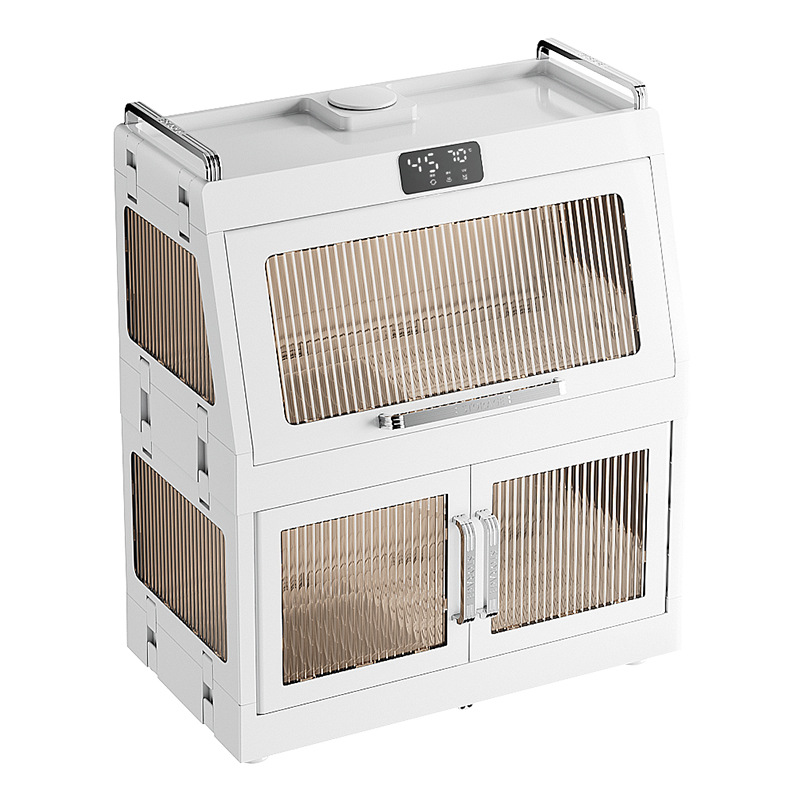 pequeño gabinete de desinfección para cocina doméstica multifuncional drenaje portacuenco de mesa tazón palillos platos tazas botellas de leche gabinete de almacenamiento